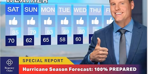 Hurricane Preparedness Luncheon with Meteorologist FOX 13\u2019s Dave Osterberg!