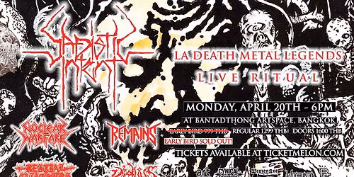 SADISTIC INTENT Live Ritual In Bangkok