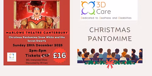 Marlowe Theatre Christmas Pantomime December 2025
