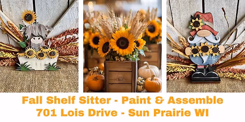 Fall Sunflower Shelf Sitter