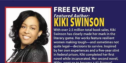 Best-Selling Author and Screenwriter, Kiki Swinson.  Featured at 2025 National Black Book Festival