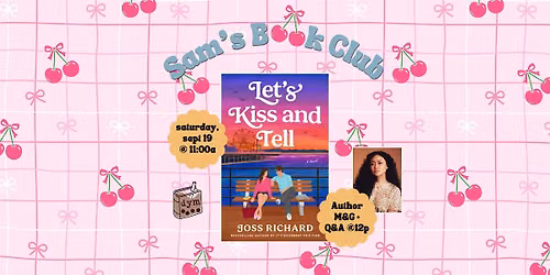Sam's Book Club: Let's Kiss & Tell by Joss Richard
