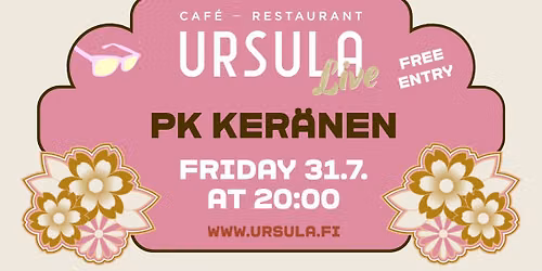 Caf\u00e9 Ursula LIVE - PK Ker\u00e4nen (solo)