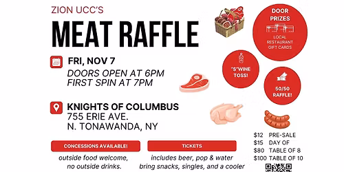Zion UCC's 2025 Meat Raffle