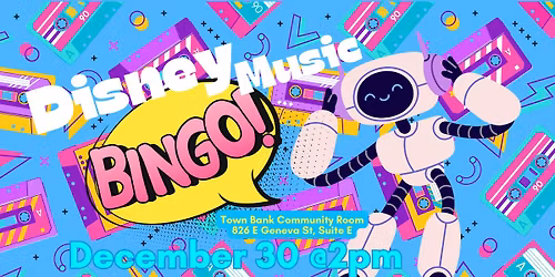 Disney Music BINGO