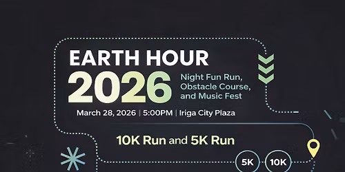 EARTH HOUR 2026 NIGHT FUN RUN AND OBSTACLE COURSE