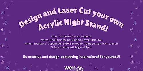 Design and Laser Cut your own Acrylic Nightstand!