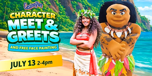 Character Meet & Greets + Face Painting