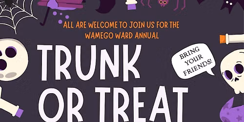 Trunk or Treat and Chili Cook off