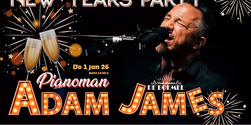 Amazing - ADAM JAMES - Pianoman! - "NEW YEARs Party!"