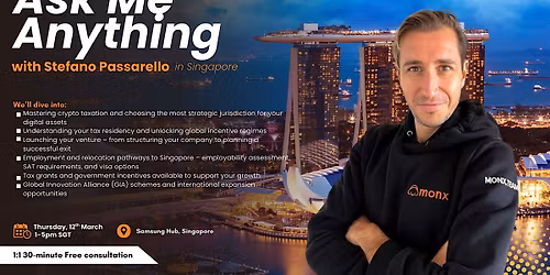 AMA (Ask Me Anything) with Stefano Passarello in Singapore