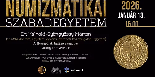 Numizmatikai szabadegyetem - 3. el\u0151ad\u00e1s
