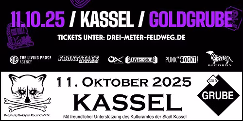 DREI METER FELDWEG + Special Guest @ Goldgrube Kassel