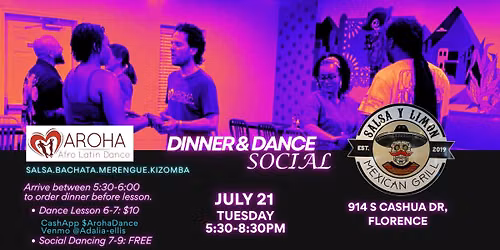 Dinner and Dance Social: Salsa y Limon