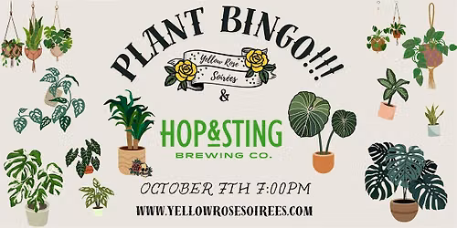 Plant Bingo at Hop & Sting- Grapevine!