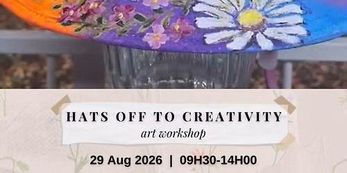 Hats off to creativity - Hat painting  workshop