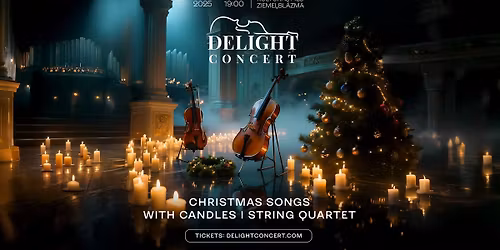 CHRISTMAS SONGS WITH CANDLES | STRING QUARTET in Riga | 28.12.25
