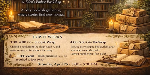 Blind Book Swap at Eden\u2019s Ember