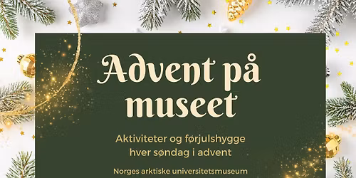Advent p\u00e5 museet - aktiviteter og f\u00f8rjulshygge hver s\u00f8ndag i advent