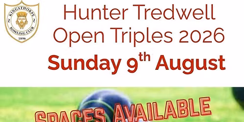 HUNTER TREDWELL OPEN TRIPLES 2026