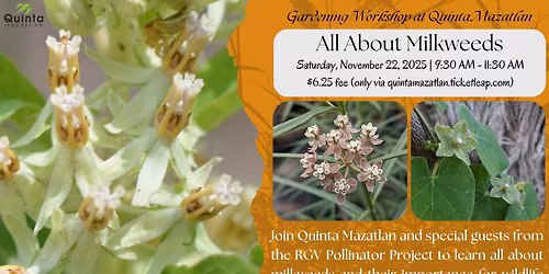 All About Milkweeds Workshop