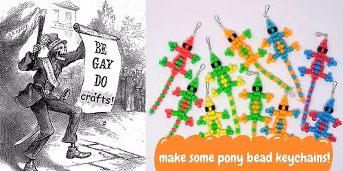 Be Gay Do Crafts! - Pony Bead Keychains