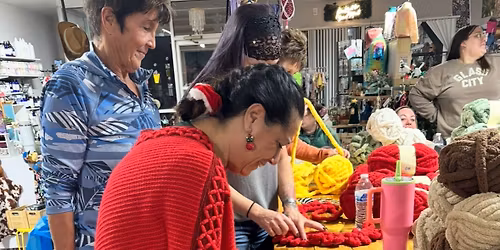 Chunky blanket making workshop! 