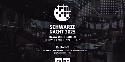 Die schwarze Nacht 2025 - Netzwerk meets Nachtleben