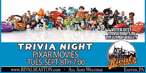 Trivia: Pixar Movies