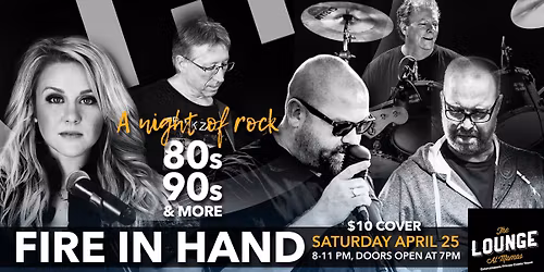 A night of ROCK with Fire in Hand \ud83e\udd18\ud83c\udffb\ud83c\udfb8\ud83c\udfa4\ud83d\udd25
