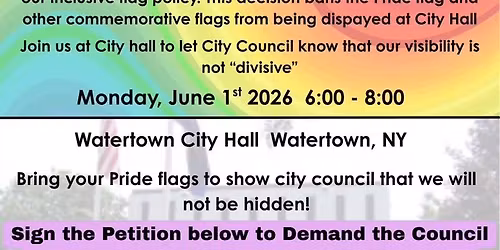 Keep Watertown Welcoming Rally