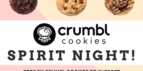 Crumbl Cookies Spirit Night