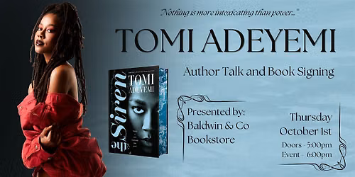 An Intoxicating Evening with Tomi Adeyemi