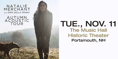 Natalie Merchant with Erik Della Penna: Autumn Acoustic Tour