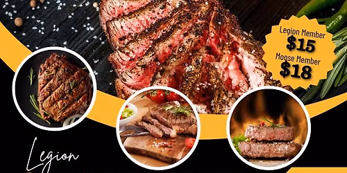 Grass Valley Moose Present * Legion Steak Dinner *