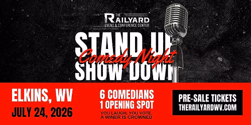  Stand-Up Showdown Comedy Night: From Open Mic to Opening Act | The Railyard