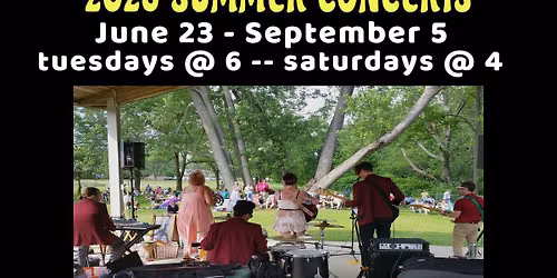 Music in the Glen 2026 Concert Season