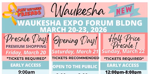 Waukesha Just Between Friends Spring & Summer Sale 2026