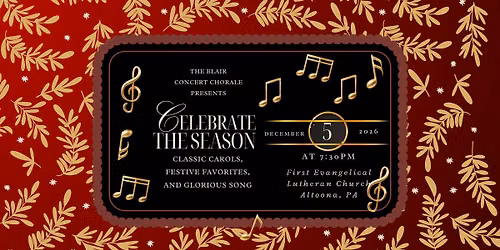 December 2026 Concert - Save the Date