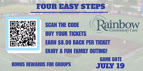 Rainbow Community Care Dockhounds Baseball Game