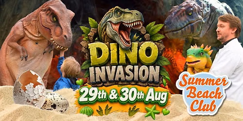 Dino Invasion at Summer Beach Club