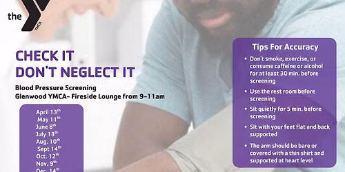 Blood Pressure Screenings - Glenwood Y