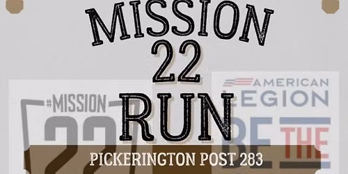 ALR Post 283 Mission 22 Run and Be The One Event 