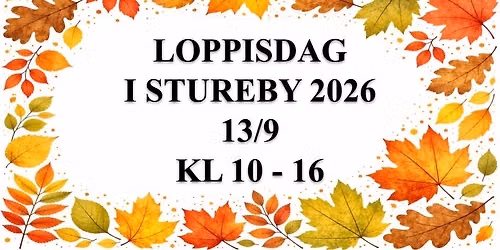 Stureby Loppisdag 2026