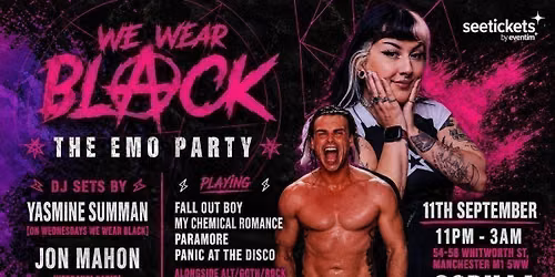WE WEAR BLACK: THE EMO CLUB NIGHT