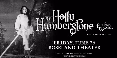 Holly Humberstone - Cruel World North American Tour - Roseland Theater - Portland, OR