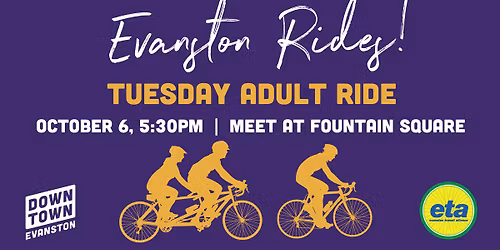 Evanston Rides Tuesday Adult Ride
