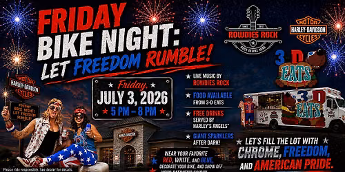 Friday Bike Night: Let Freedom Rumble!