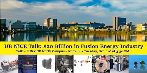 UB NiCE Talk: $20 Billion in Fusion Energy Industry