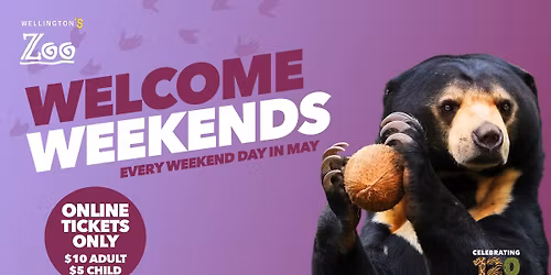 Welcome Weekends at Te Nukuao Wellington Zoo